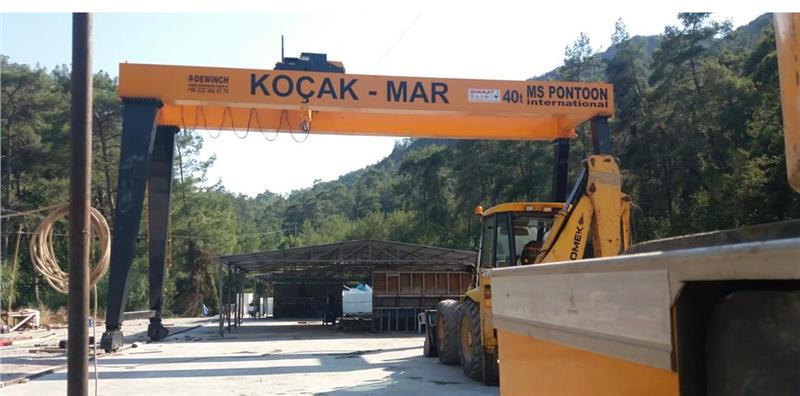 40 Ton Portal Vinç KOÇAK MAR MARMARİS	